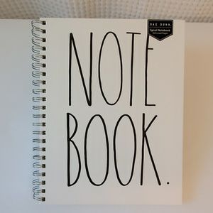 RAE DUNN "Note Book" Spiral Notebook